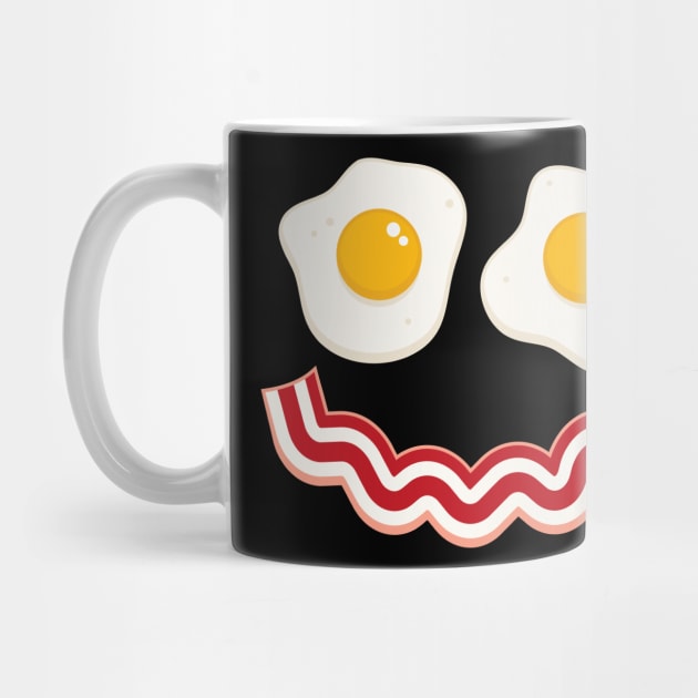 EGG BACON SMILE by toddgoldmanart